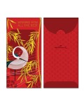 Money Envelope Large - MEV0918-HAL021 - Red - Flamingo - Wishing You All the Best